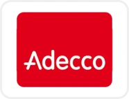 Adecco logo, a recruitment firm where Oxford accounting course alumni have been placed